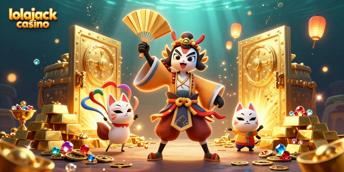 Experience the thrill of lolajack casino with captivating characters and treasures!